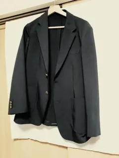 ユニクロ　感動ブレザー　ネイビー