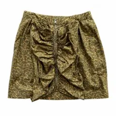 TOGA トーガ ミニ スカート レオパード ヒョウ柄 リボン フリルのサムネイル