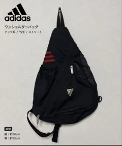 adidas ワンショルダーバッグ ブラック テック y2k