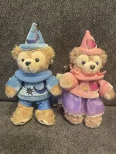 ディズニーシー10周年　ダッフィー　シェリーメイ　ぬいぐるみバッチ