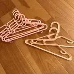 ベビー用ハンガー ピンク系 7本セット