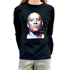 新品 ヴィン ディーゼル ワイルドスピード ハリウッド俳優ポップアート Tシャツ