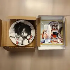 一番くじワンピース　記念プレート、ガラスプレート　2個セット