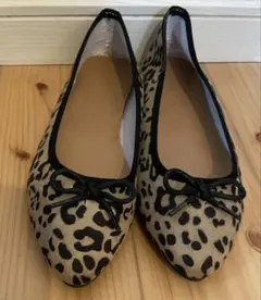 fifth ヒョウ柄 フラットシューズ　バレエシューズ