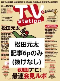 TV station 2026年22号 松田元太 記事6p