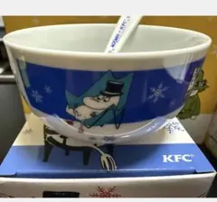 ムーミン 陶器 ボウル スプーン付き 4個セット 未使用 KFC