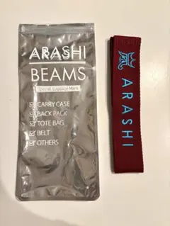 嵐 嵐を旅する展覧会 ARASHI BEAMS ラゲッジマーク ラゲッジタグ