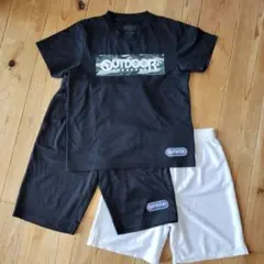OUTDOOR半袖シャツ＆ハーフパンツ2点セットサイズ150のサムネイル