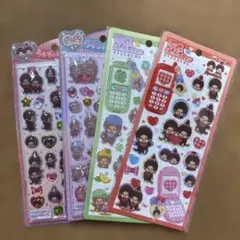 【正規品】うるちゅるポップシール　平成はっぴーフォン　もんちっち