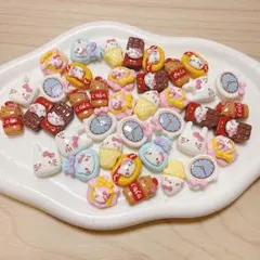 キティちゃん デコパーツ40個