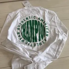 champion 長袖　Tシャツ　ホワイト Lサイズ　C3-Y419 新品