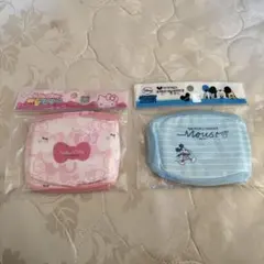 ハローキティ & ミッキーマウス 子供用マスク 2種セット