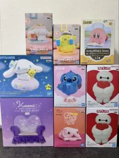 【新品9点セット】サンリオ ディズニー 星のカービィ フィギュア まとめ売り