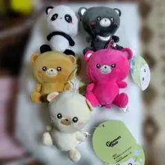 クリクリオメメの♪クマちゃんフレンズ　マスコット　ストラップ