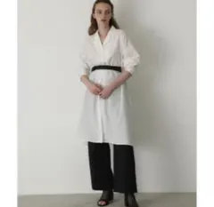RIM.ARK ◌ relax shirt gown white 38のサムネイル