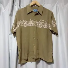 Piko アロハシャツ　ベージュ Mサイズのサムネイル