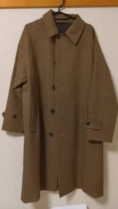 GU ステンカラーコート ブラウン