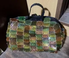 【ハンドメイド】　パッチワークバッグ