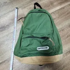 OUTDOOR PRODUCTS リュック グリーン スエード切替　y2kのサムネイル