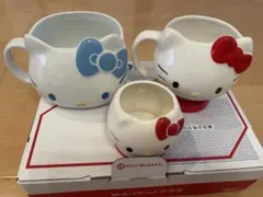 ハローキティ　2002〜2008年　カップ　小物入れ　3個　 まとめ売り