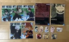 僕のヒーローアカデミア　クリアファイル、ラバーチャーム、タオルセット