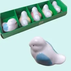 鳥型陶器箸置き 6個セット