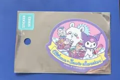 ちいかわ　サンリオコラボ　ステッカー　モモンガ　クロミ