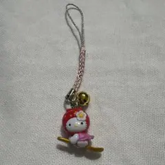 サンリオ ご当地キティ ストラップ いちご 博多限定 あまおう いちご