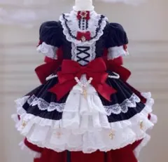 完売品 MDD 1/4 ドール ドレス 黒雪姫 セット ワンピース ボンネット