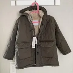 未使用　タグ付き　キッズ ダウンコート 110cm オリーブ色