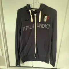 IS377 ITA古着フィラ　イタリア国旗サッカー代表刺繍エ