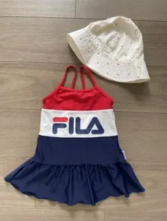 【美品】FILA 水着 size90　＆　H＆Mコットンハット