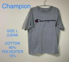 ChampionチャンピオンプリントTシャツSIZE M(US)L相当　杢グレー