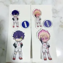 未使用 ブルーロック 士道、愛空 アクリルスタンド、ステッカーセット