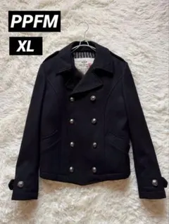 PPFM ナポレオンコート　 ピーコートXL ブラック