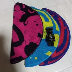 UVER WorIdベアブリック、円形ハンドタオル✕3