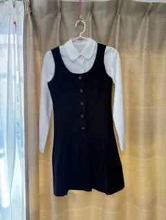 CHOPIN deux 黒のスリーブレスドレス 150cm