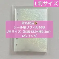シール帳 リフィル 10枚 6穴 6穴リング 対応 ホログラム　11-0