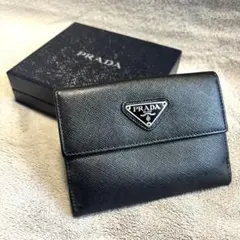 【BOX有】PRADA サフィアーノ　二つ折り財布