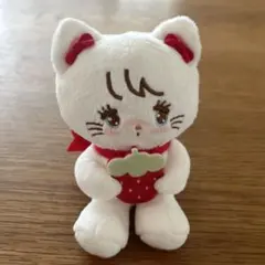 mikko illustrations いちごマスコットぬいぐるみ ムース