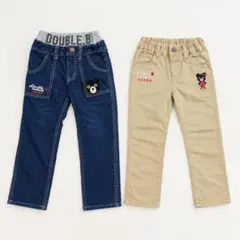 美品 DOUBLE.B パンツ 2本セット