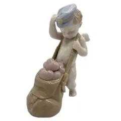 LLADRO・リヤドロ・寒い日の登校・グレス・フィギュリン・欠損無し