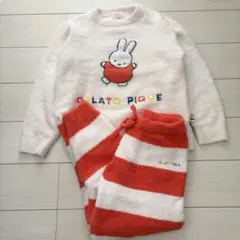 ジェラートピケ ミッフィー ベビモコプルオーバー&ロングパンツセット ミッフィー