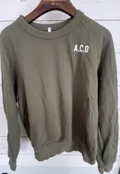 coca A.C.O.ロゴ入りオリーブスウェットのサムネイル