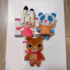 アニマル横町 ぬいぐるみ くーちゃん イヨ ケンタ イッサ 4点セット ⑩ アニマル横町』プライズ化決定！｜おしらせ｜セガプラザ