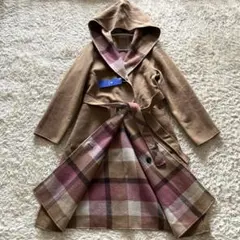 美品✨ブルーレーベルクレストブリッジ ウールロングコート ベージュ 38 2025年最新】BLUE LABEL CRESTBRIDGE カラー：ベージュ系 ロングコート