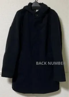 BACK NUMBER フードコート　アウター　ユニセックス　定番　カジュアル