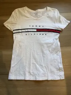 TOMMY HILFIGER トミーヒルフィガー 半袖Tシャツ ホワイト XS