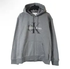 Calvin Klein グレー パーカー プルオーバー