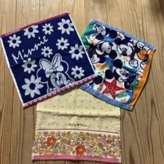 ディズニー　ハンドタオル3枚セット